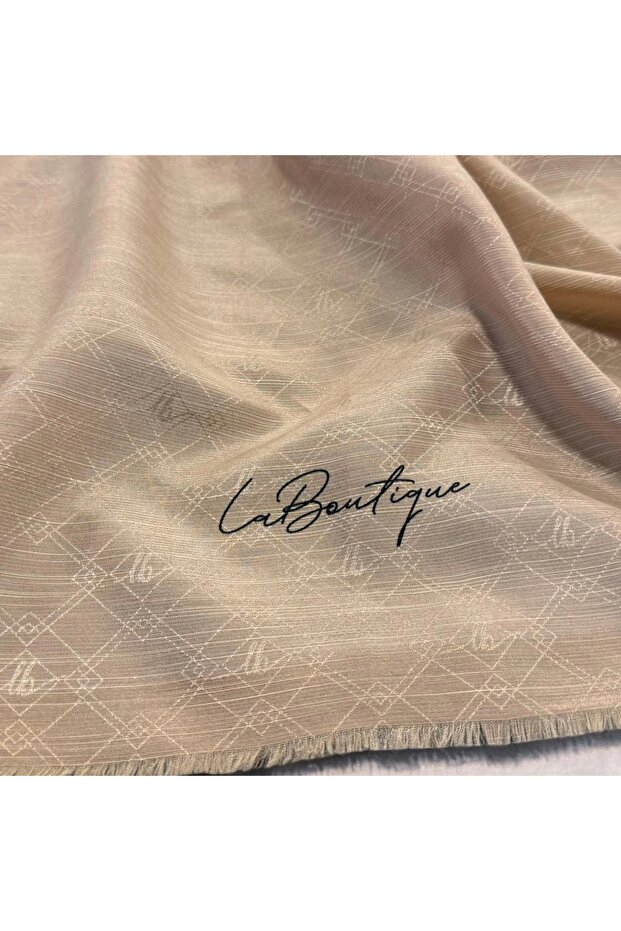 شال حريري بلون سادة - V21 - 2