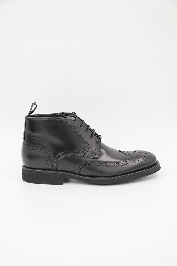 00671 Erkek Klasik Bot - Siyah - 1