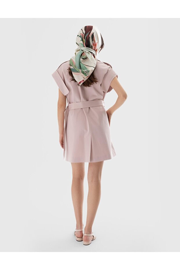 Chala Kadın Elbise Pudra - 7