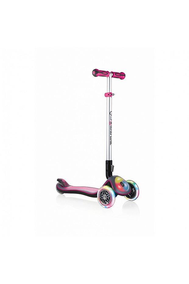 Elite Deluxe Flash Full Işıklı Scooter - Pembe - 1