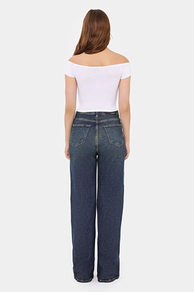 Omuzdan Askılı Crop Top - 1