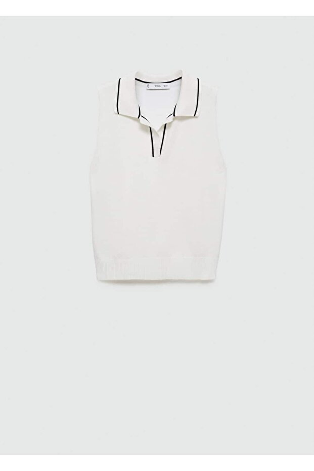 Polo yaka triko bluz - 3