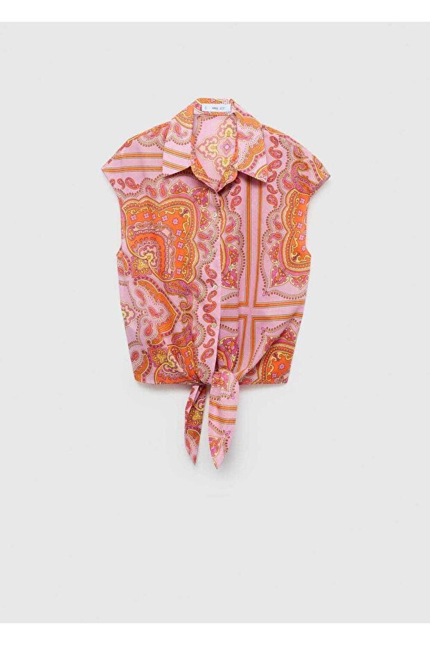 قميص منقوش وقوس - 3