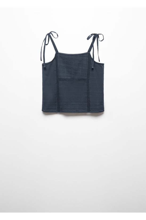 Bestickte Baumwollbluse - 3