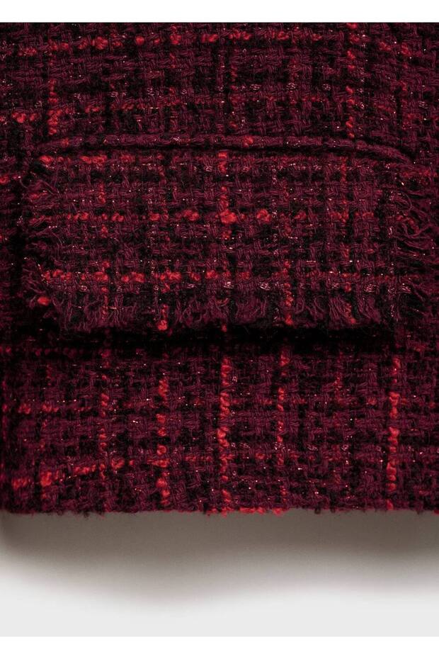 Dikişsiz tüvit ceket - 5