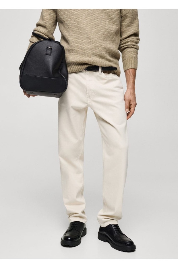 Regular Kesim Bob Jean Pantolon - 1