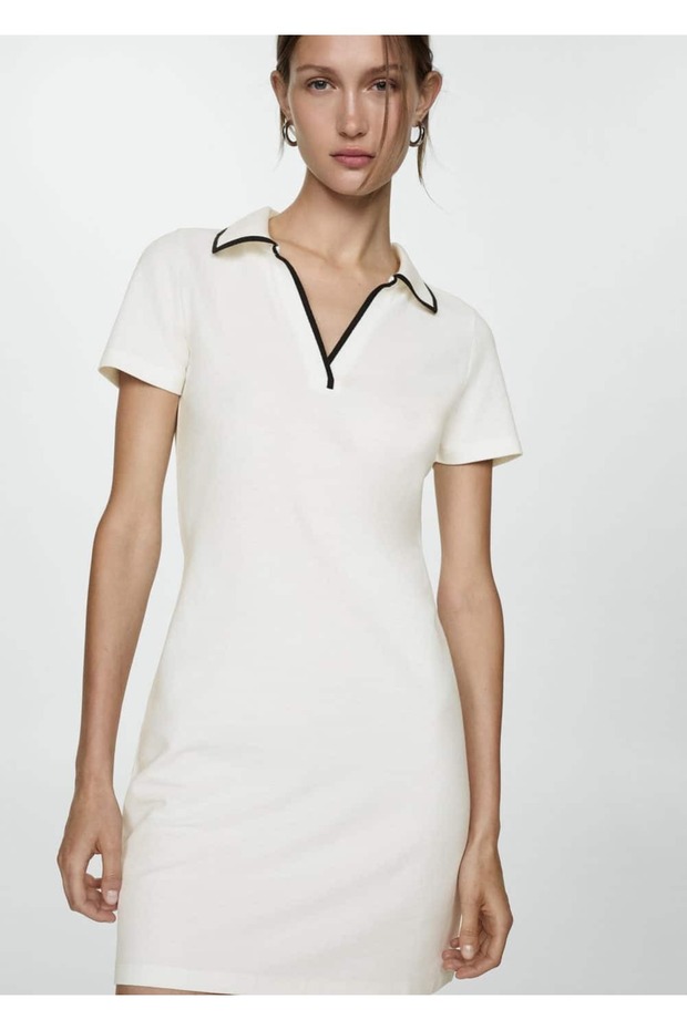 Polo yaka elbise - 1