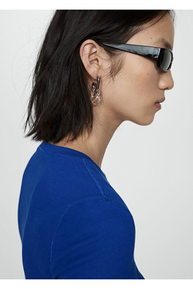 Kısa Kollu Triko Tişört - 5