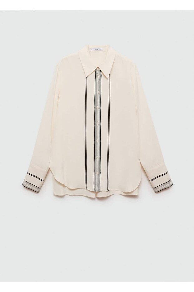 Kontrast Detaylı Gömlek - 3