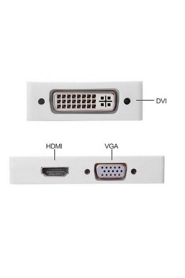 2106 Mini Displayport To Hdmi Dvi Vga Kablo Çevirici Dönüştürücü Thunderbolt - 2