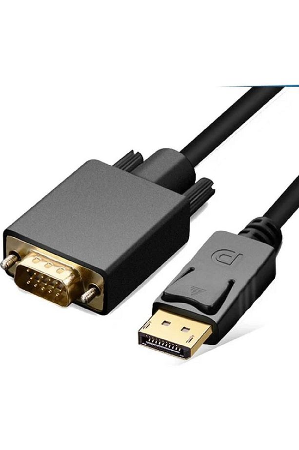 3001 Display Port To Vga Kablo Display Vga Dp To Vga 1.8m Displayport Erkek Vga Erkek Kablo - 4