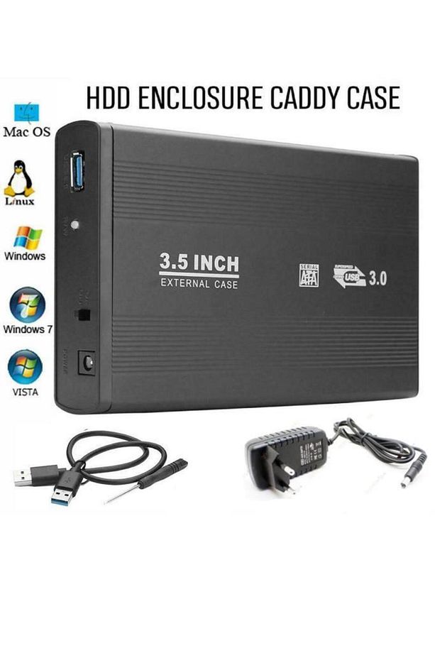 2134 3.5 Inç Usb 3.0 Harddisk Hdd Kutusu Sata Harici Hard Disk Kutu - 2
