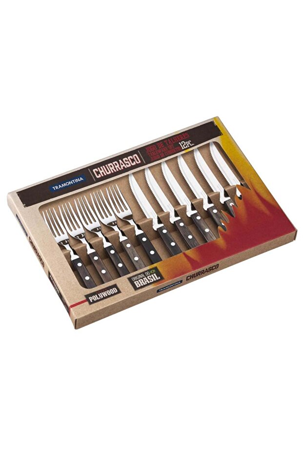 Since 1911, Made In Brazil - 12 Pieces Stainless Steel Flatware Set