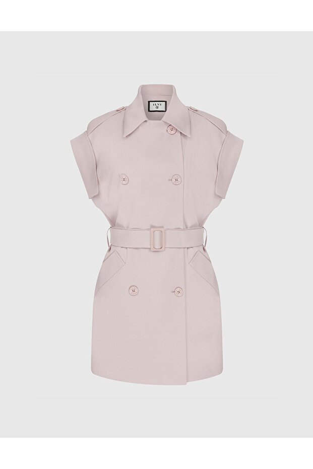 Chala Kadın Elbise Pudra - 2