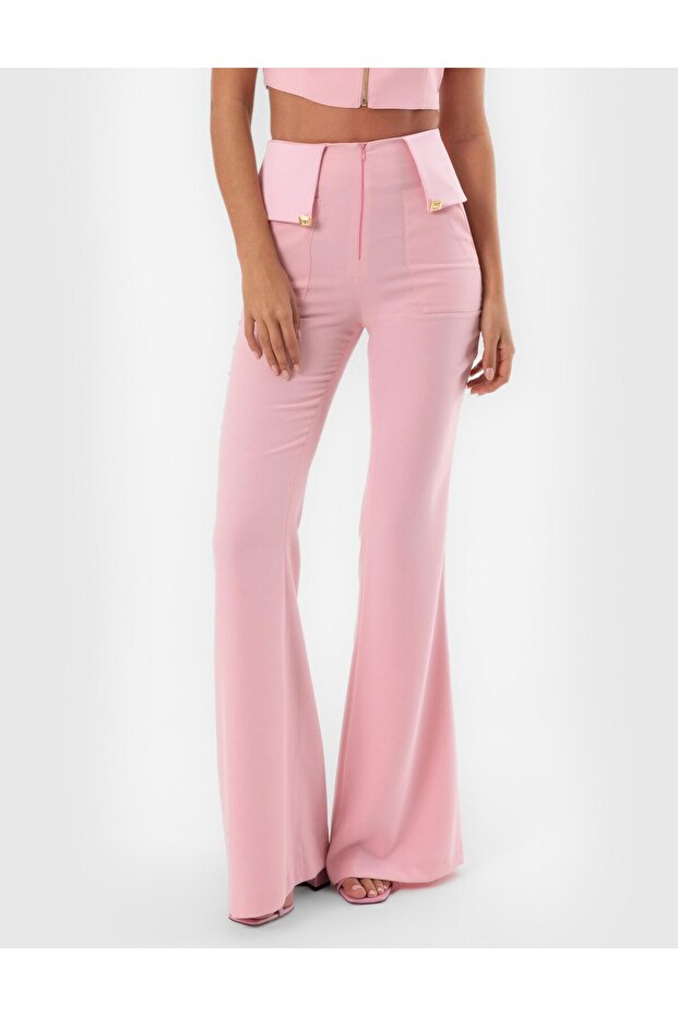Maritza Kadın Pantolon Pembe - 2