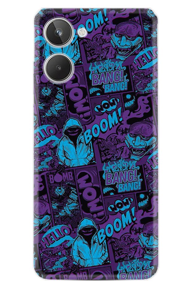 Realme 10 Case Hd Printed Happy Series Silicone Cover Xt-Real10 Stk-62-Real10