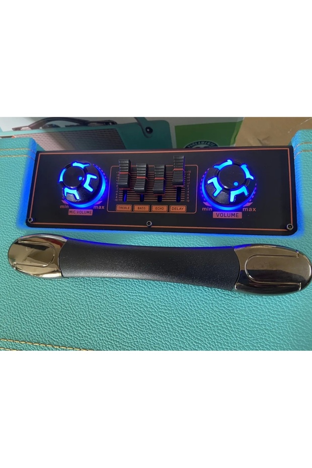 BMB B-V6 40W 1 Bluetooth Mikrofonlu Kumandalı Taşınabilir Askılı Hoparlör - 6