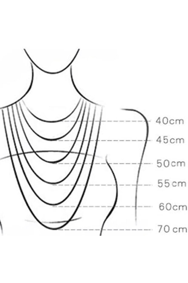 Halep Pullu Altın Zincir - 55 cm - 8