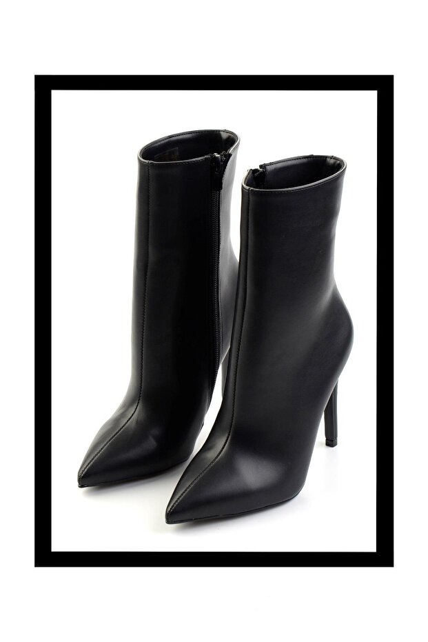 Siyah  Kadın Bot & Bootie K02209020509 - 1