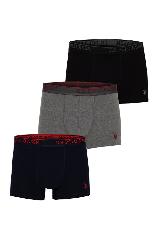 Men's Navy Blue 3-Piece Boxer 50292666-Vr033