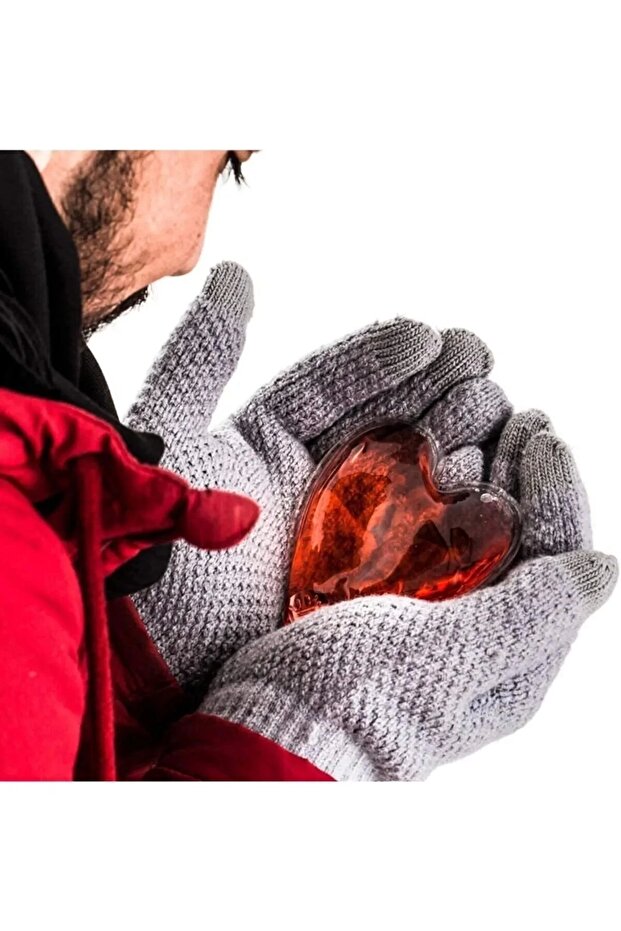 Kalp Şekilli Cep Sobası El Sobası Avcı Balıkçı Dağcı Kamp El Isıtıcısı Sihirli Jel - 5