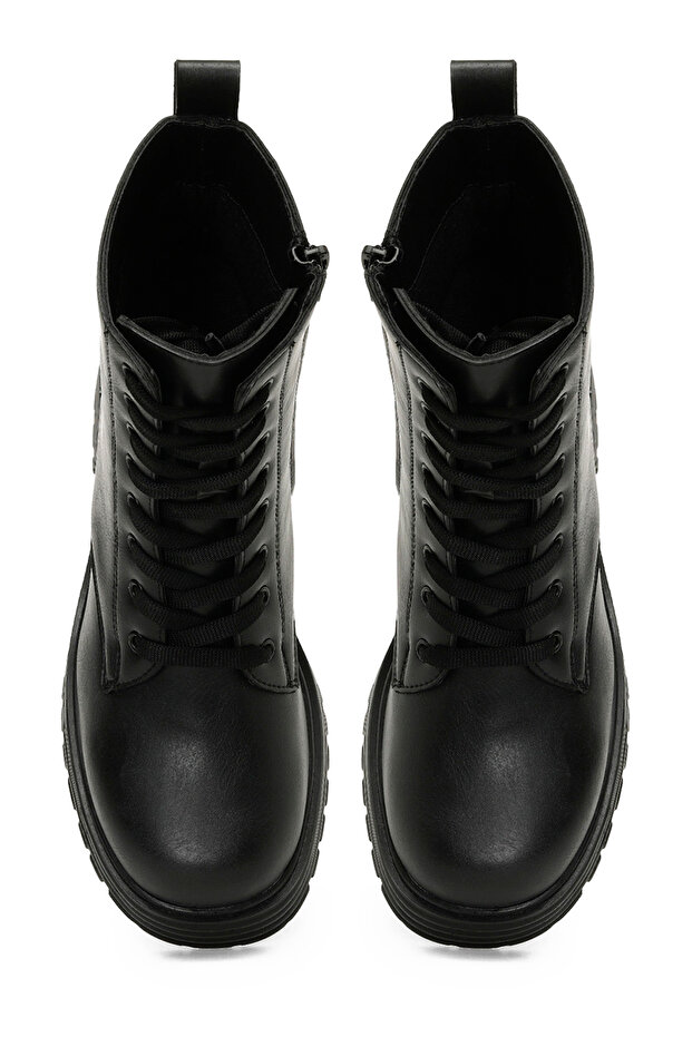 TRX24K-683 4PR Siyah Kadın Topuklu Bot - 4