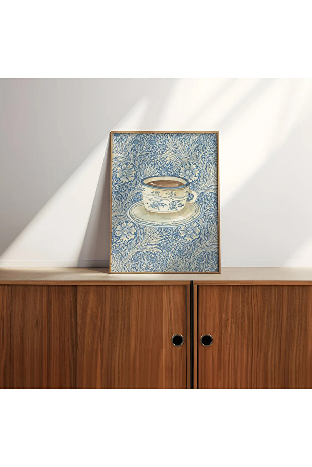 Coffee Themed Framed Table - 2