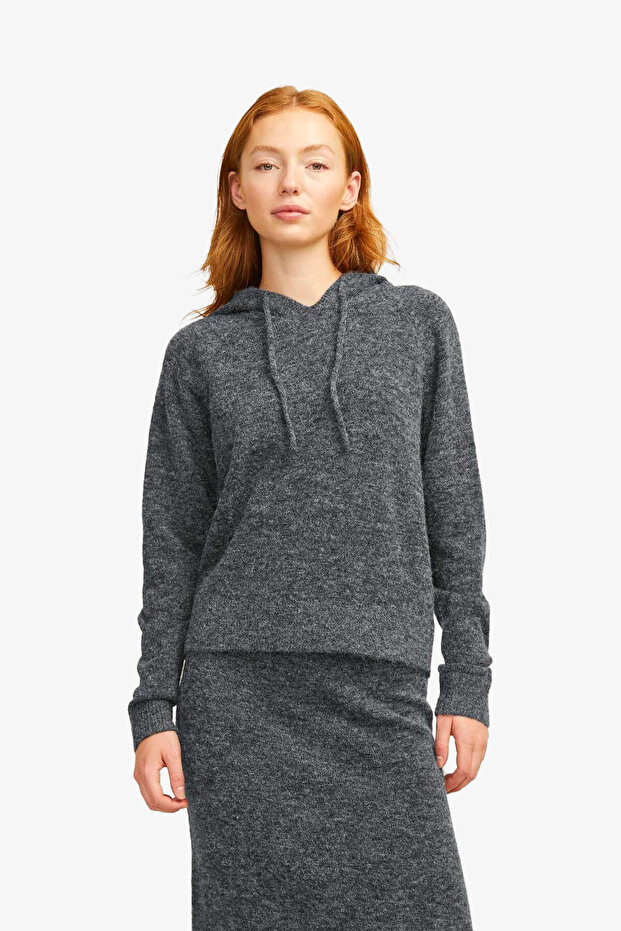 Jxevı Gray Women's Sweatshirt - 12261550 Darkgreymelange