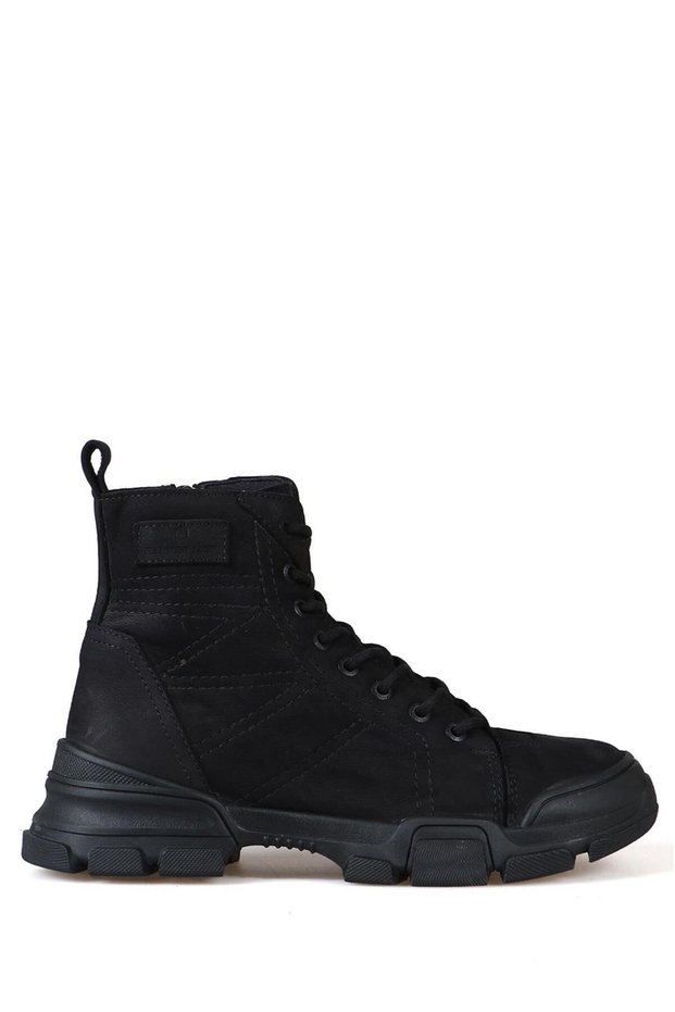 102 21520-m Bonn Black Torje Men's Genuine Leather Boots