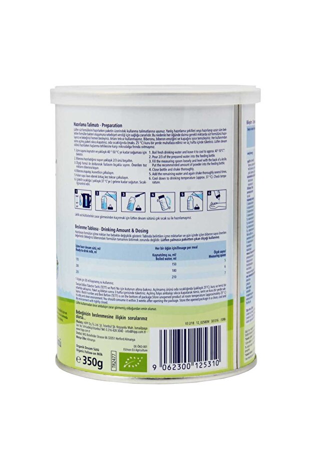 3 Organik Combiotic Devam Sütü 350 gr 6 Adet - 3