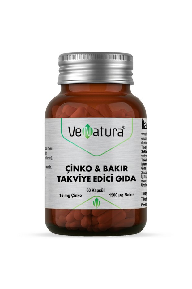 Zinc & Copper Food Supplement 60 Capsules