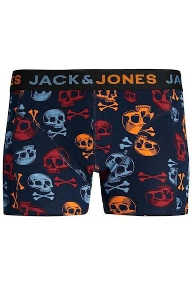 JACBONE SKULL TRUNKS 3 PACK Navy - 2
