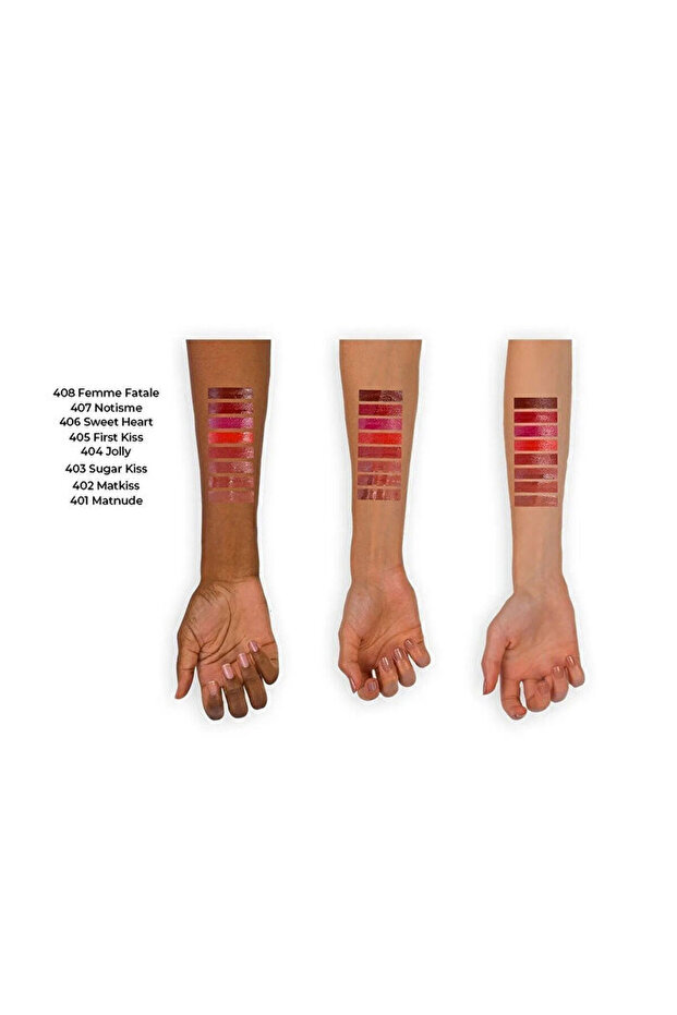 Mat Lipgloss 414 Pinky Milk - 4