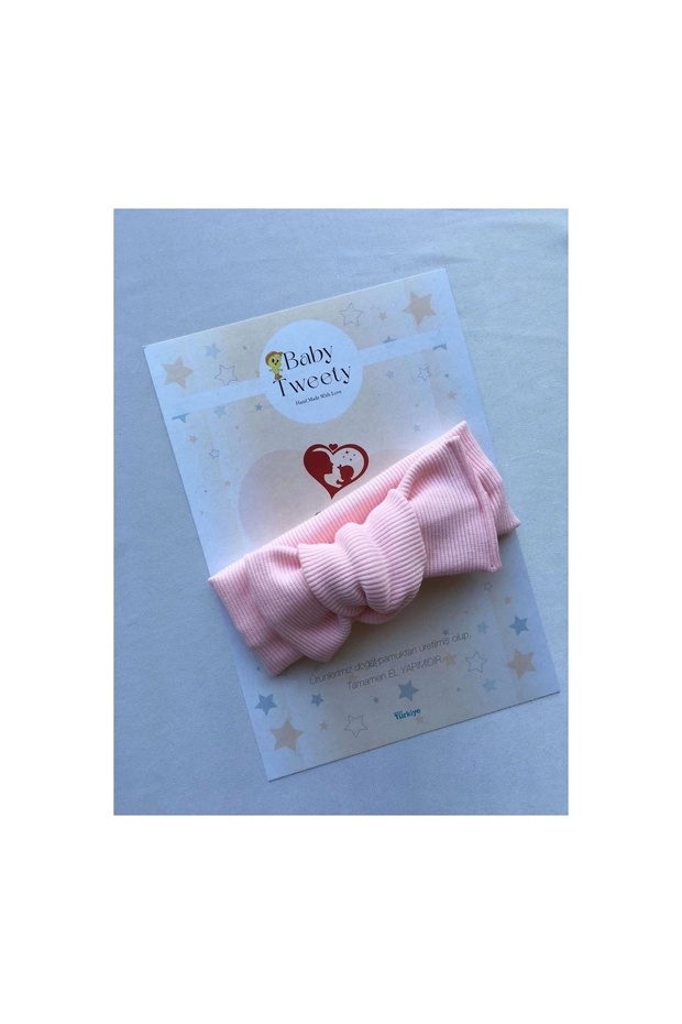Handmade Ribbed Baby Girl Bandana