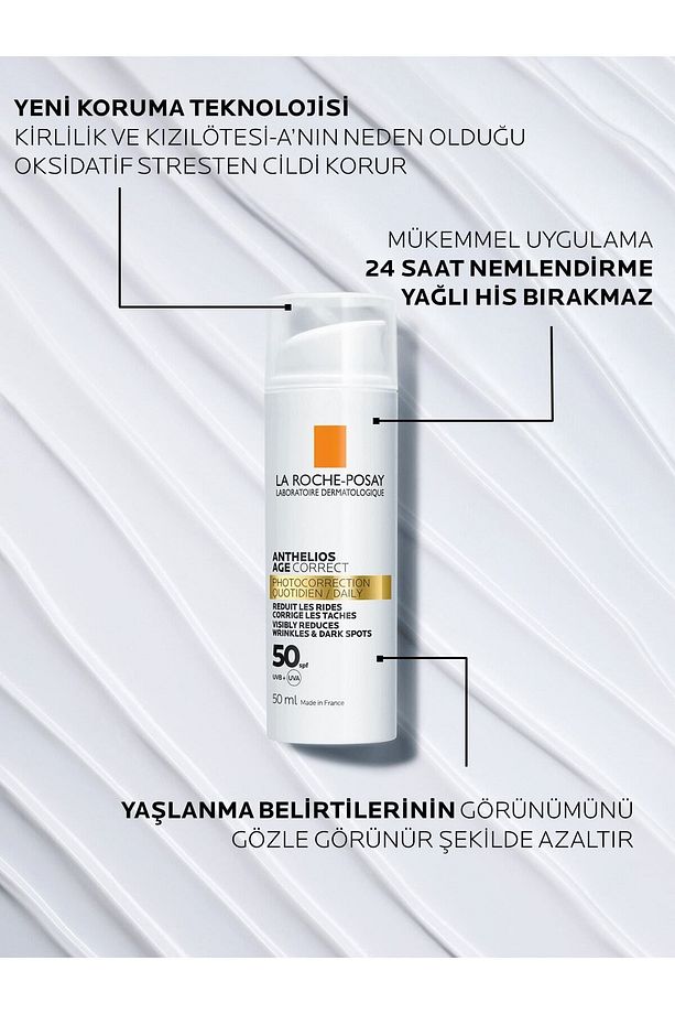 Anthelios Age Correct SPF50+ Uv Kaynaklı Leke ve Kırışıklık Karşıtı-50ml - 2
