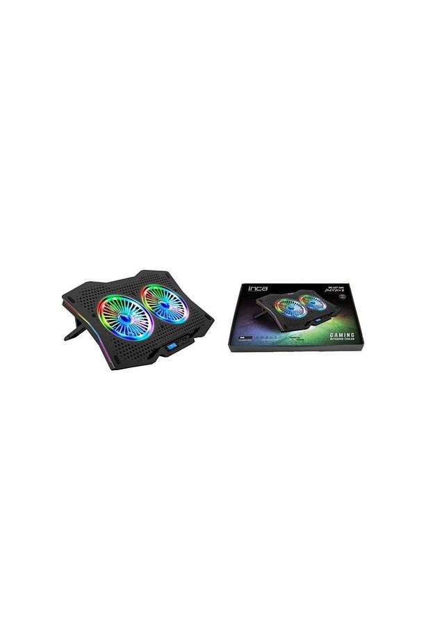 Inc-607 2 Fanlı Rgb Arrax Notebook Soğutucu, Siyah - 6