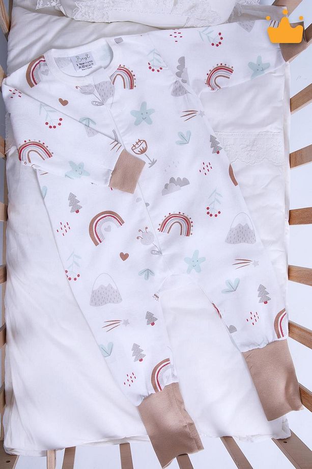 2-8 Yaş 1 Tog Pazen Çocuk Uyku Tulumu Unisex Uzun Kollu Uyku Tulumu - 7