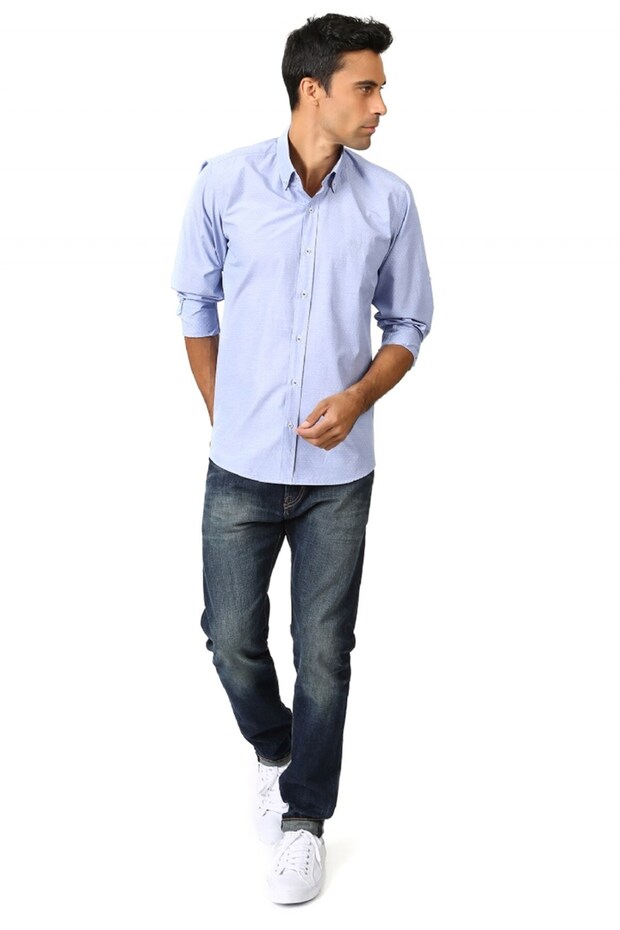 G581 GÖMLEK-MAVİ - 2