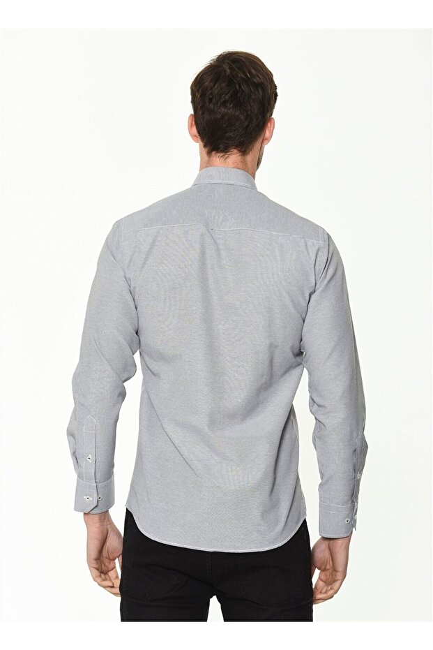 G584 GÖMLEK-LACİVERT - 3