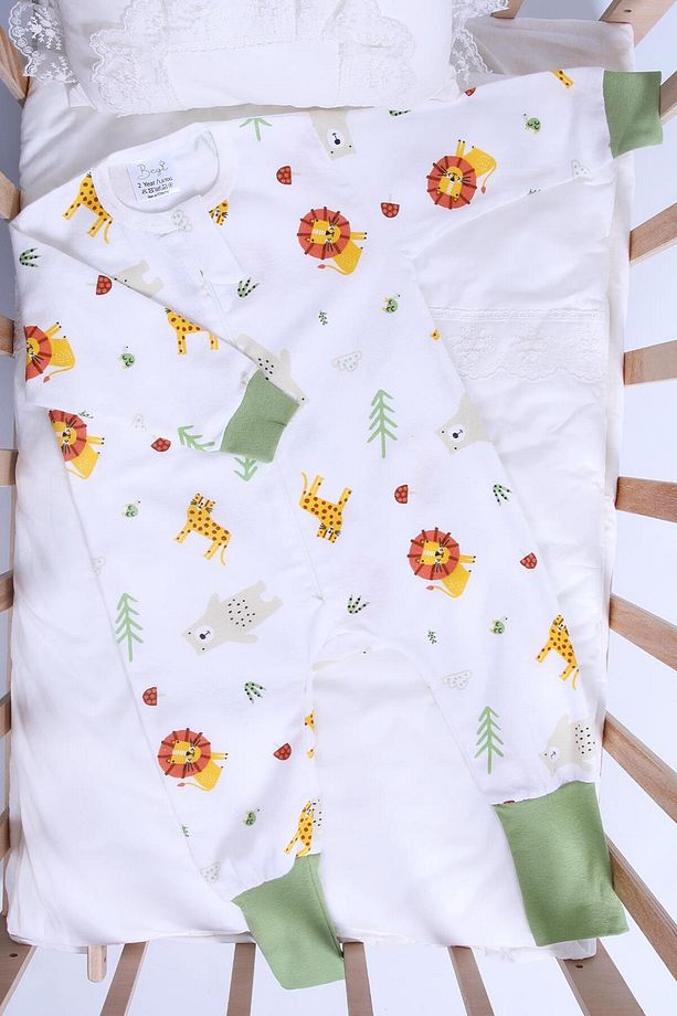 2-8 Yaş 1 Tog Pazen Çocuk Uyku Tulumu Unisex Uzun Kollu Uyku Tulumu - 6