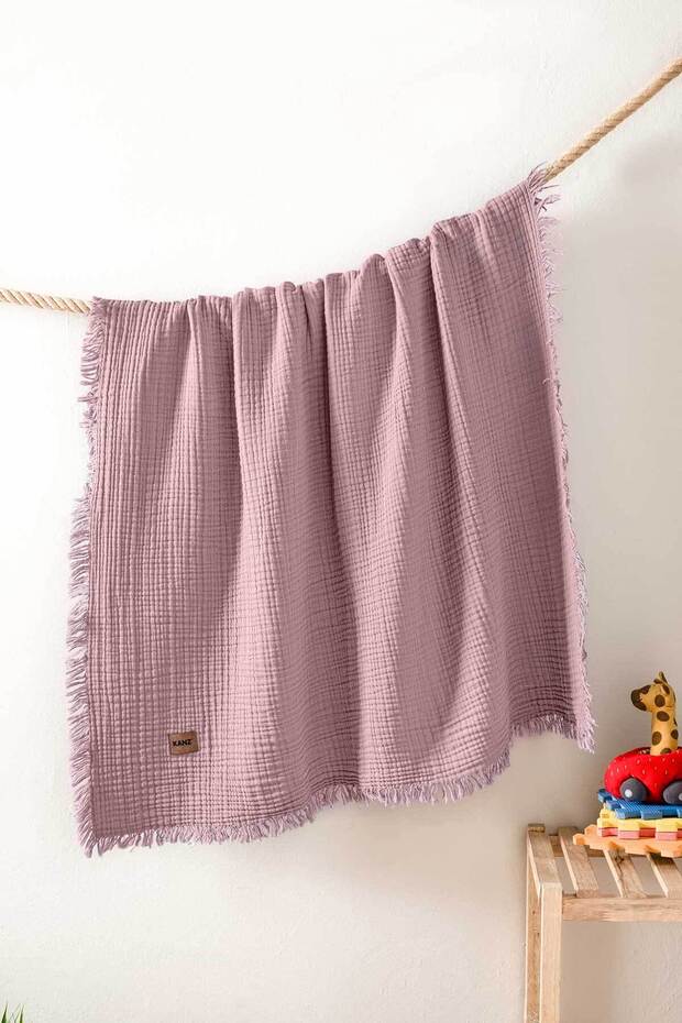100% Cotton 4-Layer Muslin Baby Blanket & Blanket 100X120 cm