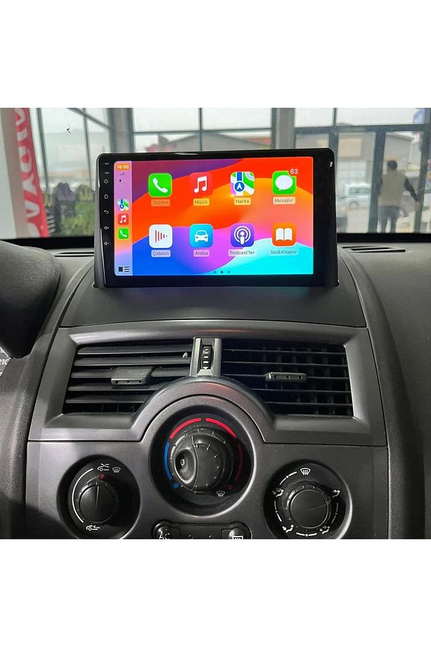 RENAULT MEGANE 2 04-09 ANDROID CARPLAY MULTIMEDYA KAMERA 4-64 - 4
