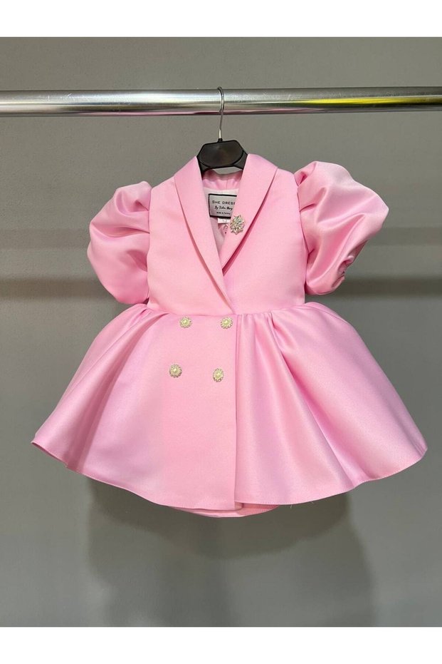 Jacket Dress. Girl's Evening Dress.