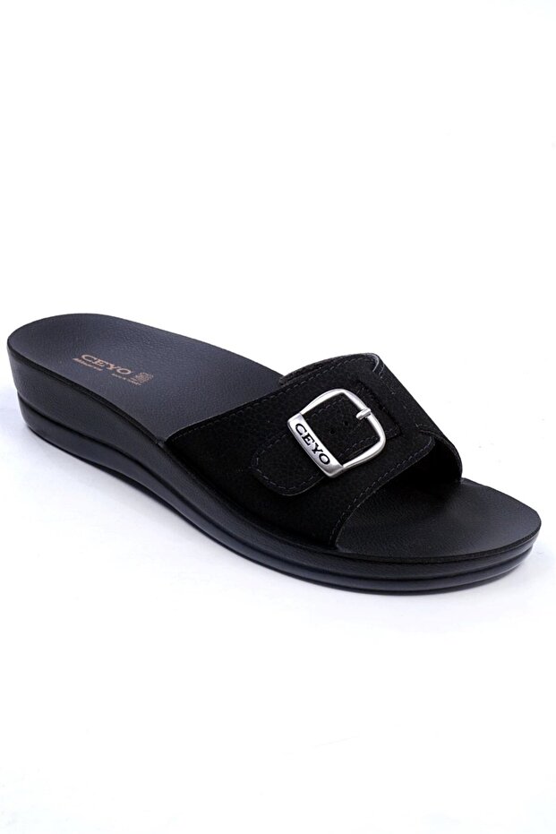 Minerva Tok Rk-101 Black Women's Daily Slippers