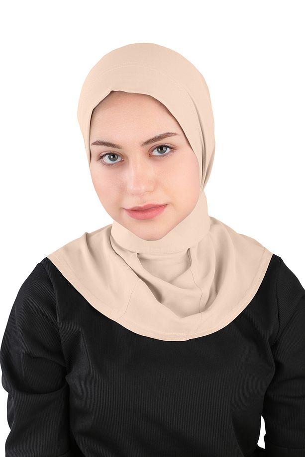 Krep Fular Şal - St 235 Açık Vizon - 2
