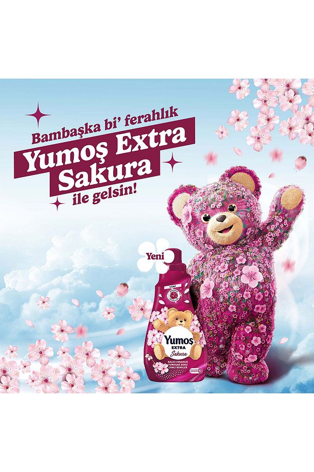 Extra Konsantre Çamaşır Yumuşatıcı Sakura 1008 ml X4 - 4