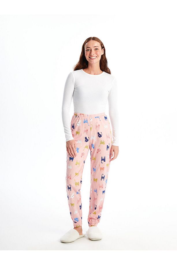 Lcw Beli Lastikli Desenli Kadın Pijama Altı - 1