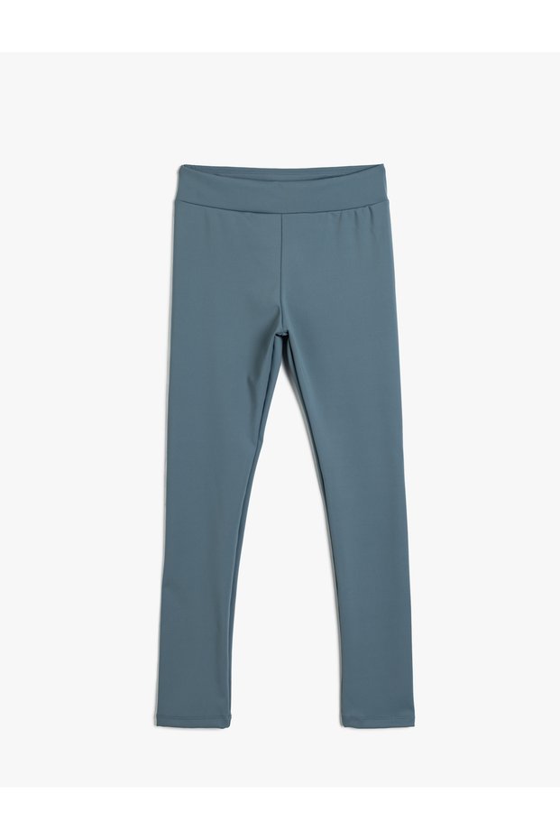 Basic Leggings with Elastic Waist