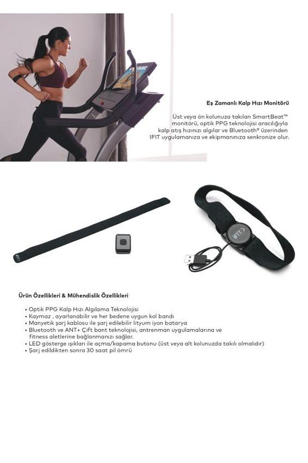 Ifit Smartbeat Kol Bandı Kalp Hızı Monitörü Ifahr120 - 3