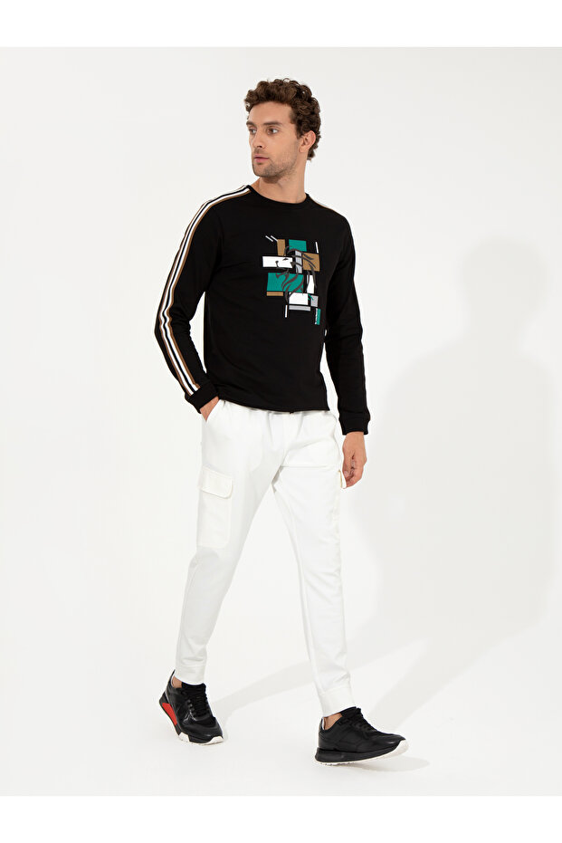 Ekru Jogger Fit Eşofman Altı 50257194-VR019 - 3